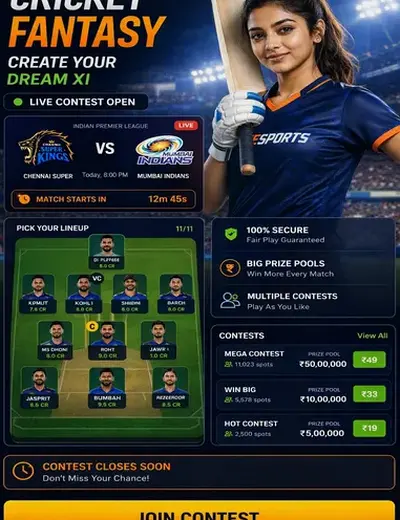 Hero11 (hero11) fantasy cricket & matchday visual 3